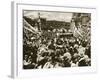 Crowds in Mexico City Celebrate the Nationalization of the Oil Reserves, March 1938-null-Framed Giclee Print