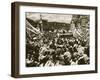 Crowds in Mexico City Celebrate the Nationalization of the Oil Reserves, March 1938-null-Framed Giclee Print