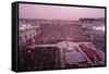 Crowds in Saint Peter's Square-Vittoriano Rastelli-Framed Stretched Canvas