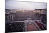 Crowds in Saint Peter's Square-Vittoriano Rastelli-Mounted Photographic Print