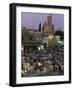 Crowds in the Djemaa El Fna, Marrakesh, Morocco, North Africa, Africa-Lee Frost-Framed Photographic Print