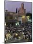Crowds in the Djemaa El Fna, Marrakesh, Morocco, North Africa, Africa-Lee Frost-Mounted Photographic Print