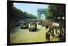 Crowds of French Patriots Line the Champ Elysess-Jack Downey-Stretched Canvas