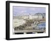 Crowds of People and Buses in the City, Kabul, Afghanistan-David Lomax-Framed Photographic Print