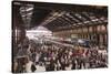 Crowds of People in the Gare De Lyon, Paris, France, Europe-Julian Elliott-Stretched Canvas