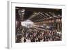 Crowds of People in the Gare De Lyon, Paris, France, Europe-Julian Elliott-Framed Photographic Print