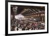 Crowds of People in the Gare De Lyon, Paris, France, Europe-Julian Elliott-Framed Photographic Print