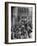 Crowds of People Waiting to See Radio City Music Hall's Easter Show-Yale Joel-Framed Photographic Print