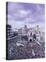 Crowds of Pilgrims and Devotees, Black Nazarene Festival, Downtown, Manila, Philippines-Alain Evrard-Stretched Canvas