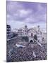 Crowds of Pilgrims and Devotees, Black Nazarene Festival, Downtown, Manila, Philippines-Alain Evrard-Mounted Photographic Print