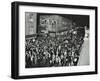 Crowds of Shoppers in Rye Lane at Night, Peckham, London, 1913-null-Framed Photographic Print