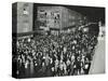 Crowds of Shoppers in Rye Lane at Night, Peckham, London, 1913-null-Stretched Canvas