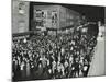 Crowds of Shoppers in Rye Lane at Night, Peckham, London, 1913-null-Mounted Photographic Print