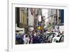 Crowds of shoppers on 5th Avenue, Manhattan, New York City, United States of America, North America-Fraser Hall-Framed Photographic Print