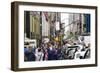 Crowds of shoppers on 5th Avenue, Manhattan, New York City, United States of America, North America-Fraser Hall-Framed Photographic Print