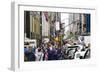 Crowds of shoppers on 5th Avenue, Manhattan, New York City, United States of America, North America-Fraser Hall-Framed Photographic Print