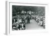 Crowds of Visitors Watch an Elephant Ride at London Zoo, August Bank Holiday,1922-Frederick William Bond-Framed Photographic Print