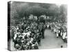 Crowds of Visitors Watch an Elephant Ride at London Zoo, August Bank Holiday, 1922-Frederick William Bond-Stretched Canvas