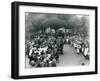 Crowds of Visitors Watch an Elephant Ride at London Zoo, August Bank Holiday, 1922-Frederick William Bond-Framed Photographic Print