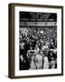 Crowds on Cunard Piers Waiting for Queen Elizabeth, Overhead View, Crowded Waiting Room-Ralph Morse-Framed Photographic Print