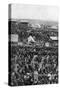 Crowds on Derby Day, Epsom Downs, Surrey, C1922-Horace Walter Nicholls-Stretched Canvas