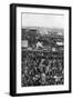 Crowds on Derby Day, Epsom Downs, Surrey, C1922-Horace Walter Nicholls-Framed Giclee Print