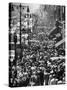 Crowds on Midtown Stretch of Fifth Avenue at Lunch Hour-Andreas Feininger-Stretched Canvas