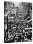 Crowds on Midtown Stretch of Fifth Avenue at Lunch Hour-Andreas Feininger-Stretched Canvas