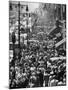 Crowds on Midtown Stretch of Fifth Avenue at Lunch Hour-Andreas Feininger-Mounted Photographic Print
