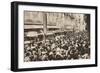Crowds on Oxford Street During the Bank Holiday Which Followed King George Vis Coronation, 1937-null-Framed Photographic Print