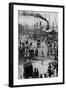 Crowds on the Bund in Shanghai-null-Framed Photographic Print