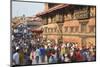 Crowds Outside Patan Museum-Ian Trower-Mounted Photographic Print