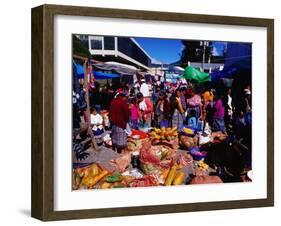 Crowds Shopping on Market Day, Totonicapan, Guatemala-Richard I'Anson-Framed Photographic Print