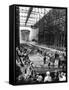 Crowds Watching Launching of New Ocean Liner, America, as in Slides into the Water-Alfred Eisenstaedt-Framed Stretched Canvas