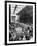 Crowds Watching Launching of New Ocean Liner, America, as in Slides into the Water-Alfred Eisenstaedt-Framed Photographic Print