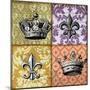 Crown and Fleur-Art Licensing Studio-Mounted Giclee Print