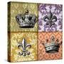 Crown and Fleur-Art Licensing Studio-Stretched Canvas