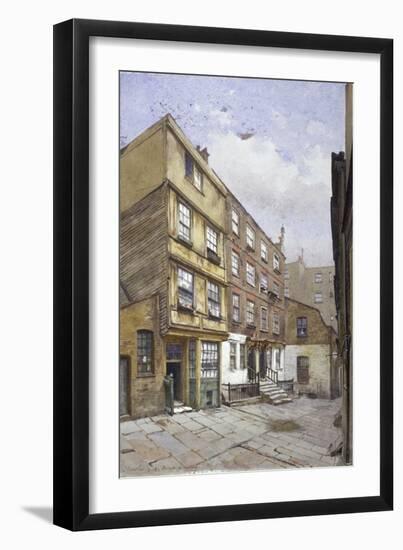 Crown Court, Chancery Lane, London, 1881-John Crowther-Framed Giclee Print