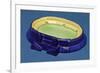 Crown Ducal Ware Model of Wembley Stadium Produced for the British Empire Exhibition, 1924-null-Framed Giclee Print