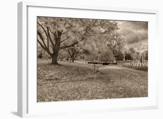 Crown Hill Cemetery, Indianapolis, Indiana-Rona Schwarz-Framed Photographic Print