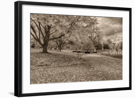 Crown Hill Cemetery, Indianapolis, Indiana-Rona Schwarz-Framed Photographic Print