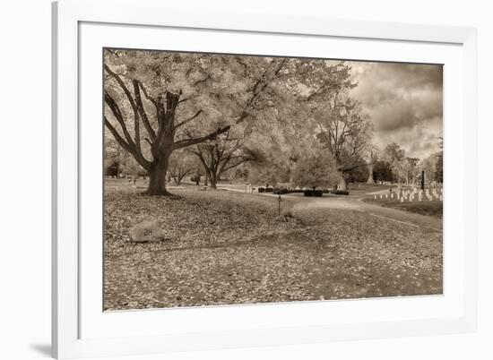 Crown Hill Cemetery, Indianapolis, Indiana-Rona Schwarz-Framed Photographic Print