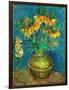 Crown Imperial Fritillaries in a Copper Vase, 1886-Vincent van Gogh-Framed Giclee Print