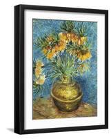 Crown Imperial Fritillaries in a Copper Vase, 1886-Vincent van Gogh-Framed Giclee Print