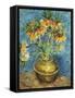 Crown Imperial Fritillaries in a Copper Vase, 1886-Vincent van Gogh-Framed Stretched Canvas