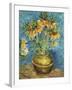 Crown Imperial Fritillaries in a Copper Vase, 1886-Vincent van Gogh-Framed Giclee Print