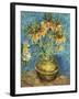 Crown Imperial Fritillaries in a Copper Vase, 1886-Vincent van Gogh-Framed Giclee Print