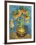 Crown Imperial Fritillaries in a Copper Vase, 1886-Vincent van Gogh-Framed Giclee Print