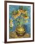 Crown Imperial Fritillaries in a Copper Vase, 1886-Vincent van Gogh-Framed Giclee Print