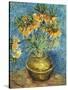 Crown Imperial Fritillaries in a Copper Vase, 1886-Vincent van Gogh-Stretched Canvas